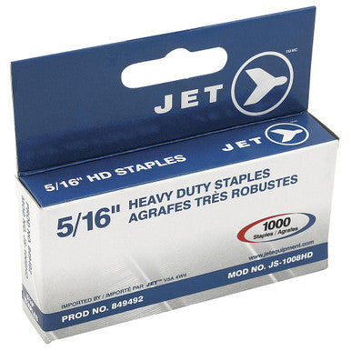 JET 849492 5/16" Staples (1000 Pcs) - Heavy Duty