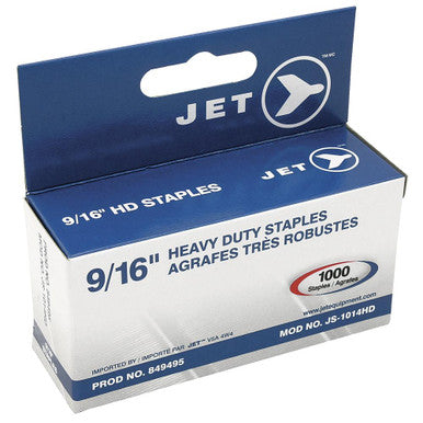 JET 849495 9/16" Staples (1000 Pcs) - Heavy Duty
