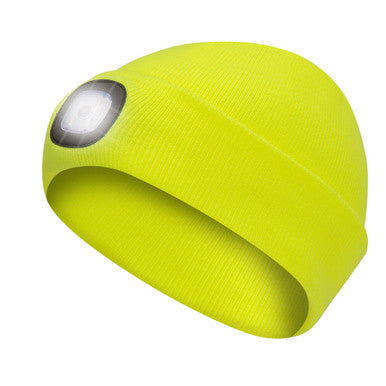 Pioneer V4020960-O/S Knit Toque with LED Headlight - Hi-Vis Yellow - O/S