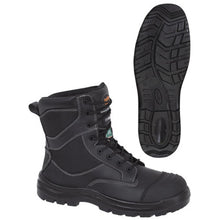 Load image into Gallery viewer, Pioneer V4610870-10 Leather Safety Work Boot - Composite Toe/Plate - Metal-Free - Black- 10