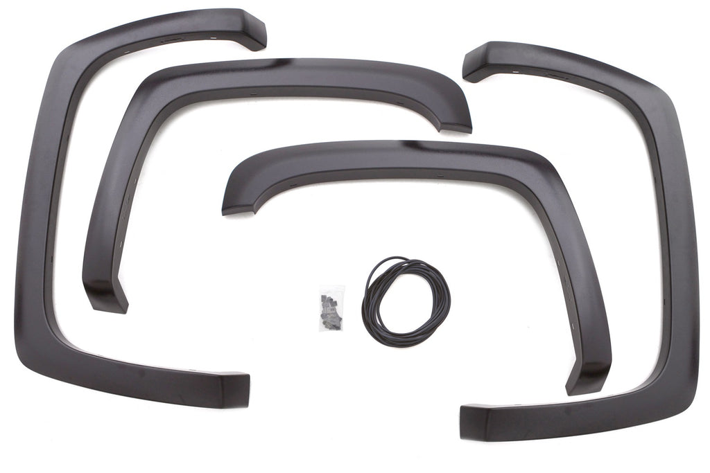 Lund SX106S Sport Style Fender Flare Set for Select Chevrolet Silverado 1500, Chevrolet Silverado HD, Chevrolet Silverado HD