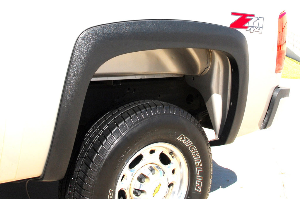 Lund SX106SB Sport Style Fender Flare Set for Select Chevrolet Silverado 1500, Chevrolet Silverado HD, Chevrolet Silverado HD
