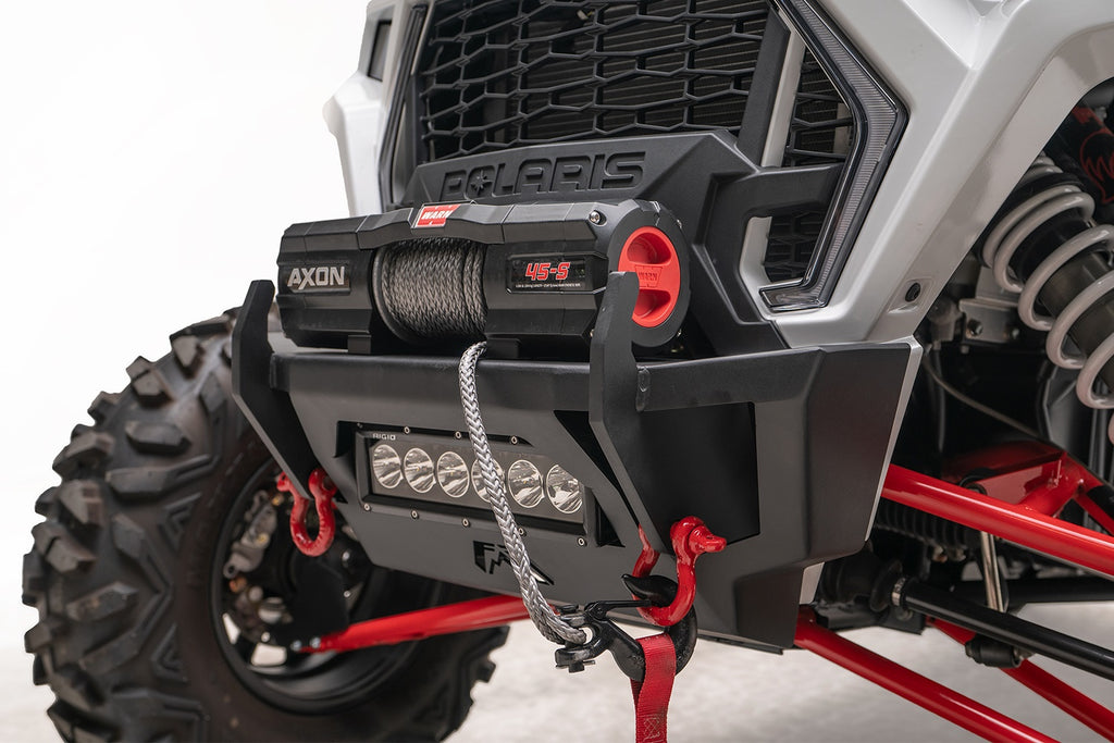 Fab Fours SXFB-1150-B SXS Winch Bumper for Select Polaris RZR 900, Polaris RZR 900 Fox Edition, Polaris RZR 900 Premium, Polaris RZR XP 1000, Polaris RZR XP EPS, Polaris RZR XP EPS DYNAMIX Edition, Polaris RZR XP EPS Desert Edition, Polaris RZR XP EPS