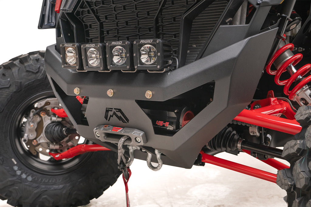 Fab Fours SXFB-1450-B SXS Winch Bumper for Select Polaris RZR PRO XP, Polaris RZR PRO XP Orange Madness LE, Polaris RZR PRO XP Premium, Polaris RZR PRO XP Sport, Polaris RZR PRO XP Ultimate
