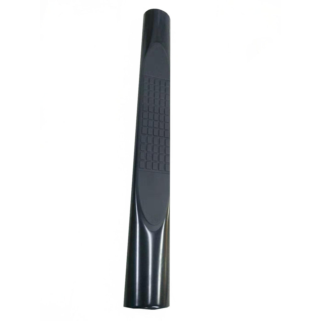 Sample-Of-4-Inch-Oval-Straight-Polished-Stainless-Steel-And-Black-Side-Bars