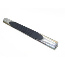 Load image into Gallery viewer, Sample-Of-4-Inch-Oval-Straight-Polished-Stainless-Steel-And-Black-Side-Bars