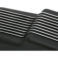 Load image into Gallery viewer, Sb-Chevy-283-350-(55-79)-Finned-Aluminum-Engine-Oil-Pan--Black-Finish