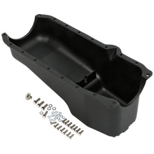 Load image into Gallery viewer, Sb-Chevy-305-350-(86-00)-Finned-Aluminum-Engine-Oil-Pan--Black-Finish
