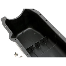 Load image into Gallery viewer, Sb-Chevy-305-350-(86-00)-Finned-Aluminum-Engine-Oil-Pan--Black-Finish