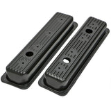 Trans-Dapt 7443 SB CHEVY 5.0-5.7L STEEL VALVE COVERS (Trucks Only)- BLACK FINISH