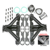 Hedman Hedders 68566 SB CHEVY STREET ROD BLOCK HUGGERS 1-5/8 in.- HTC COATED
