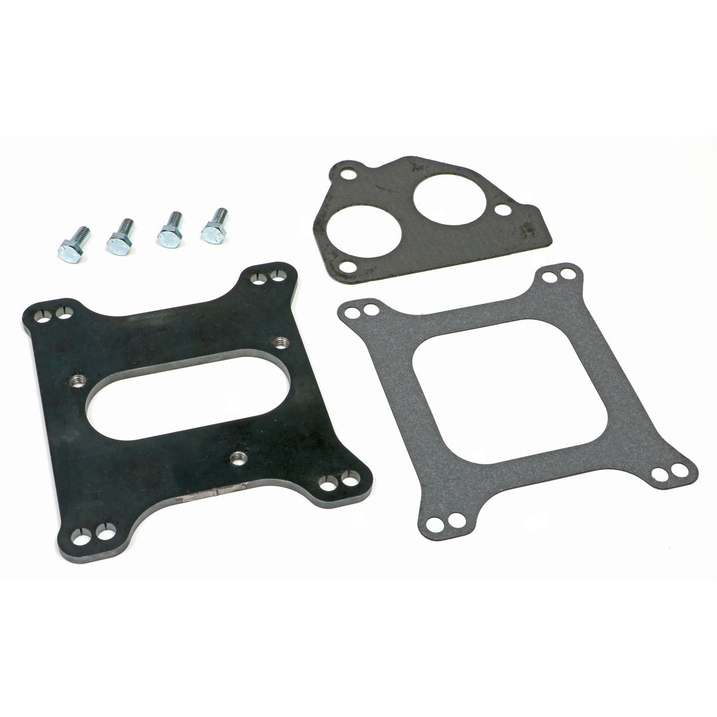 Sb-Chevy-Tbi-On-To-Holley-4Bbl-Manifold-Center-Mount-Carburetor-To-Tbi-Adapter195964-Pontiac-Engin