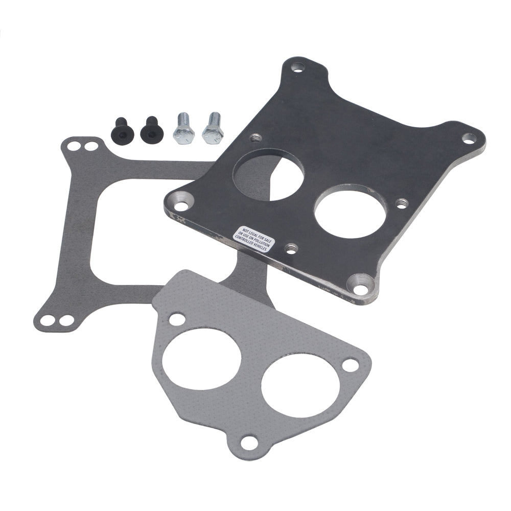 Sb-Chevy-Tbi-On-To-Holley-4Bbl-Manifold-Front-Mount-Carburetor-To-Tbi-Adapter195964-Pontiac-Engine