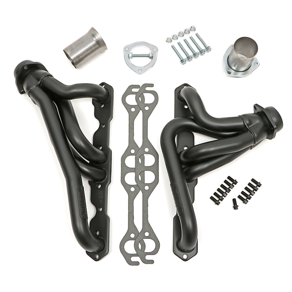 Sb-Chevy-V8-(Gen1)-In-72-86-Jeep-Cj;-1-12-In.-Mid-Length-Heavy-Duty-Black-Elite