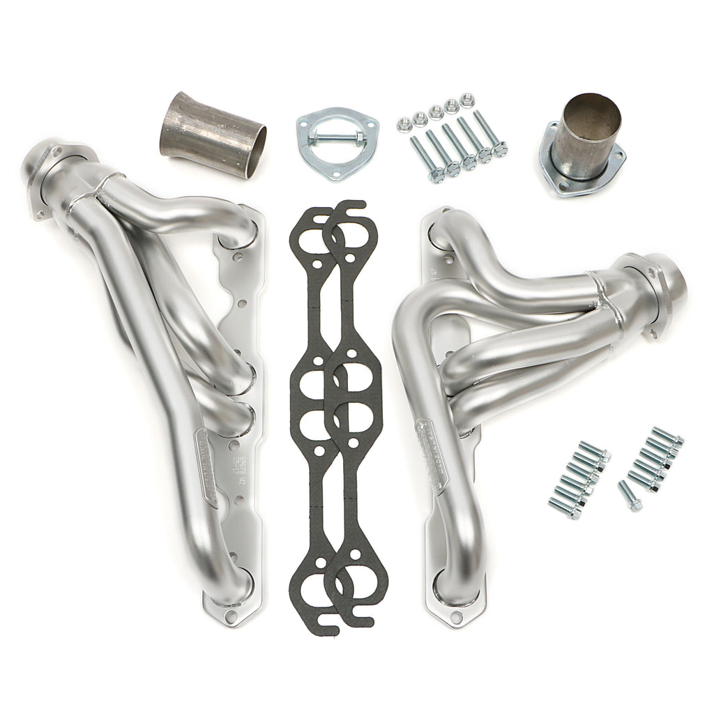Sb-Chevy-V8-(Gen1)-Into-72-86-Jeep-Cj;-1-12-In.-Mid-Length;-Elite-Silver