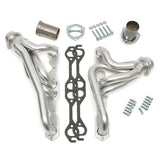 Hedman Hedders 69678 SB CHEVY V8 (GEN1) INTO 72-86 JEEP CJ; 1-1/2 in. MID-LENGTH; ELITE SILVER