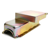 Trans-Dapt 7115 SB CHEVY ('55-79) CLAIMER OIL PAN 283-400; 8QT; DRIVERS SIDE DIPSTICK- ZINC
