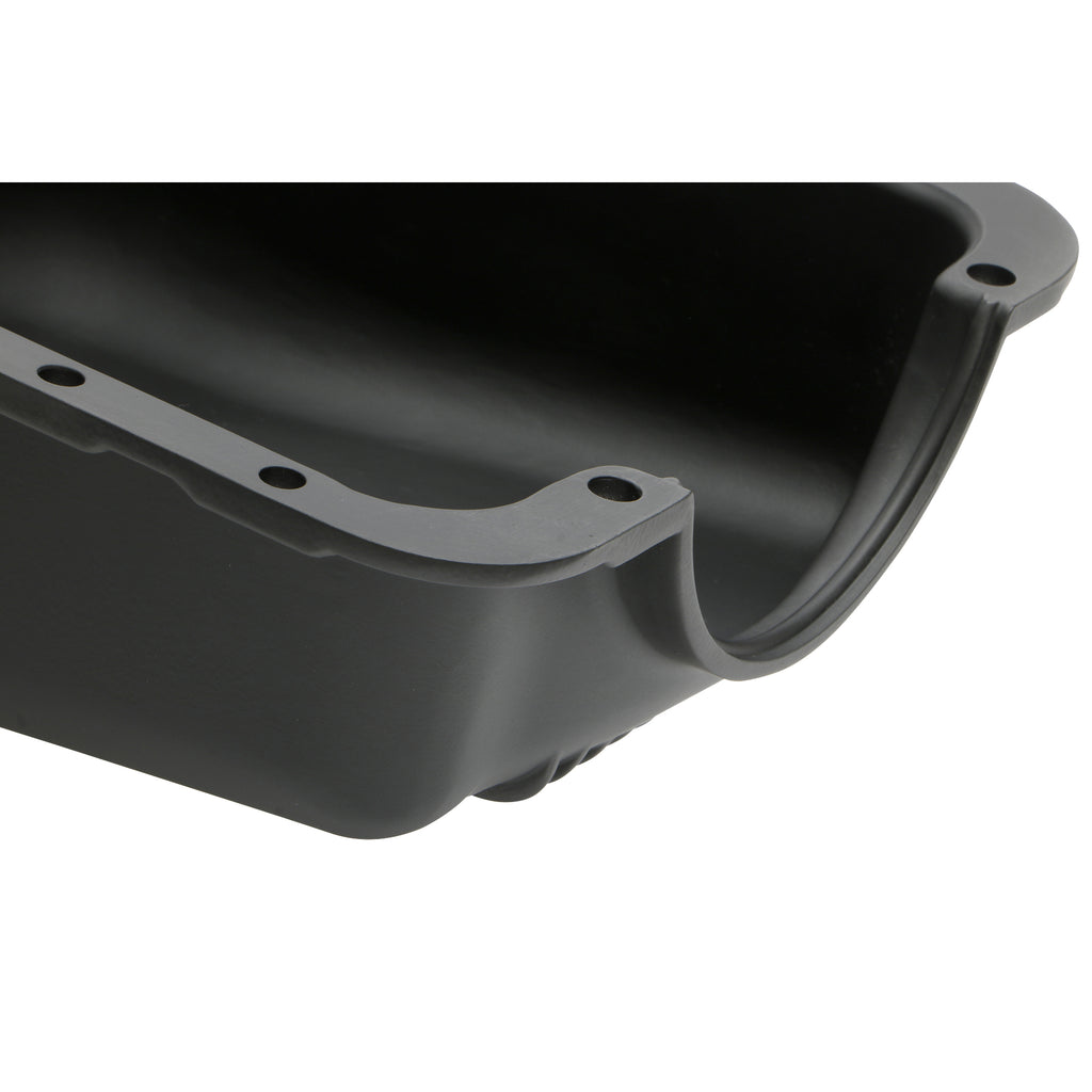 Sb-Ford-260-302W-(62-82)-Finned-Aluminum-Engine-Oil-Pan--Black-Finish