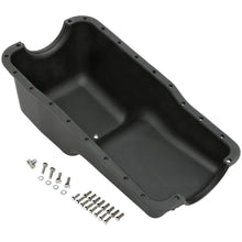 Load image into Gallery viewer, Sb-Ford-260-302W-(62-82)-Finned-Aluminum-Engine-Oil-Pan--Black-Finish
