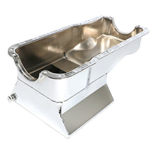 Load image into Gallery viewer, Sb-Ford-Oil-Pan-1965-1987-260-289-302-7Qt-Front-Sump-Chrome