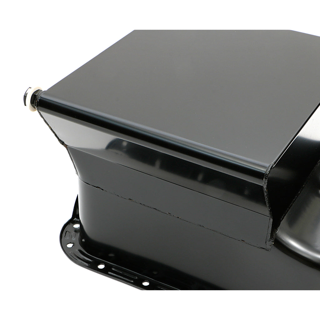 Sb-Ford-Oil-Pan-1965-1987-351W-8Qt-Front-Sump-Black