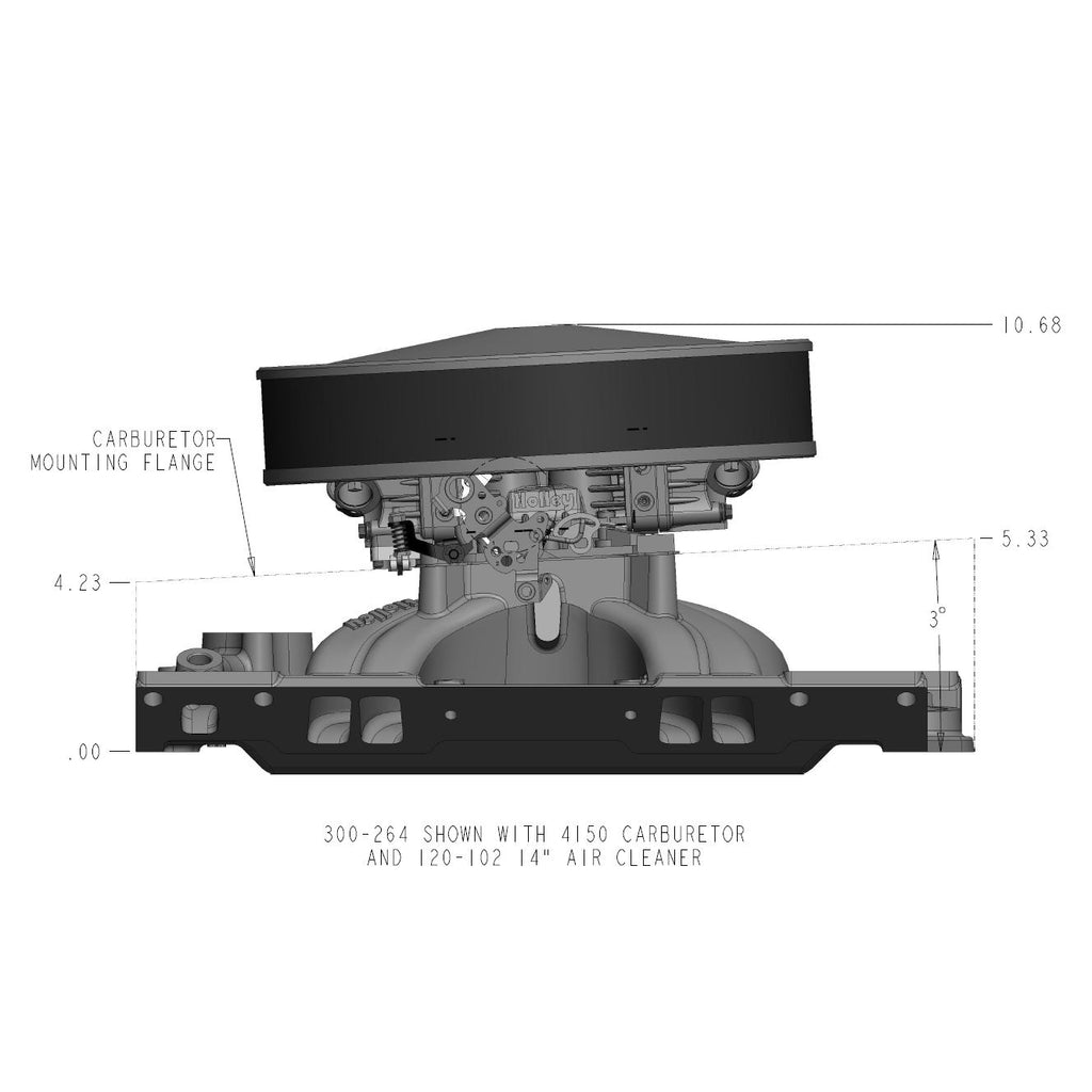 Sbc-4150-Single-Plane-Intake-Manifold---Chevy-Small-Block-V8-With-L31-Vortec-Cylinder-Heads