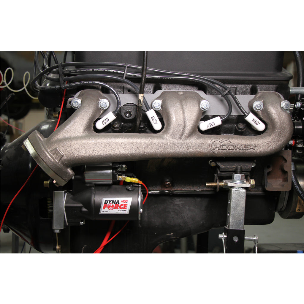 Sbc-Exhaust-Manifold-Set-2.5In-Outlet-Cast-Iron