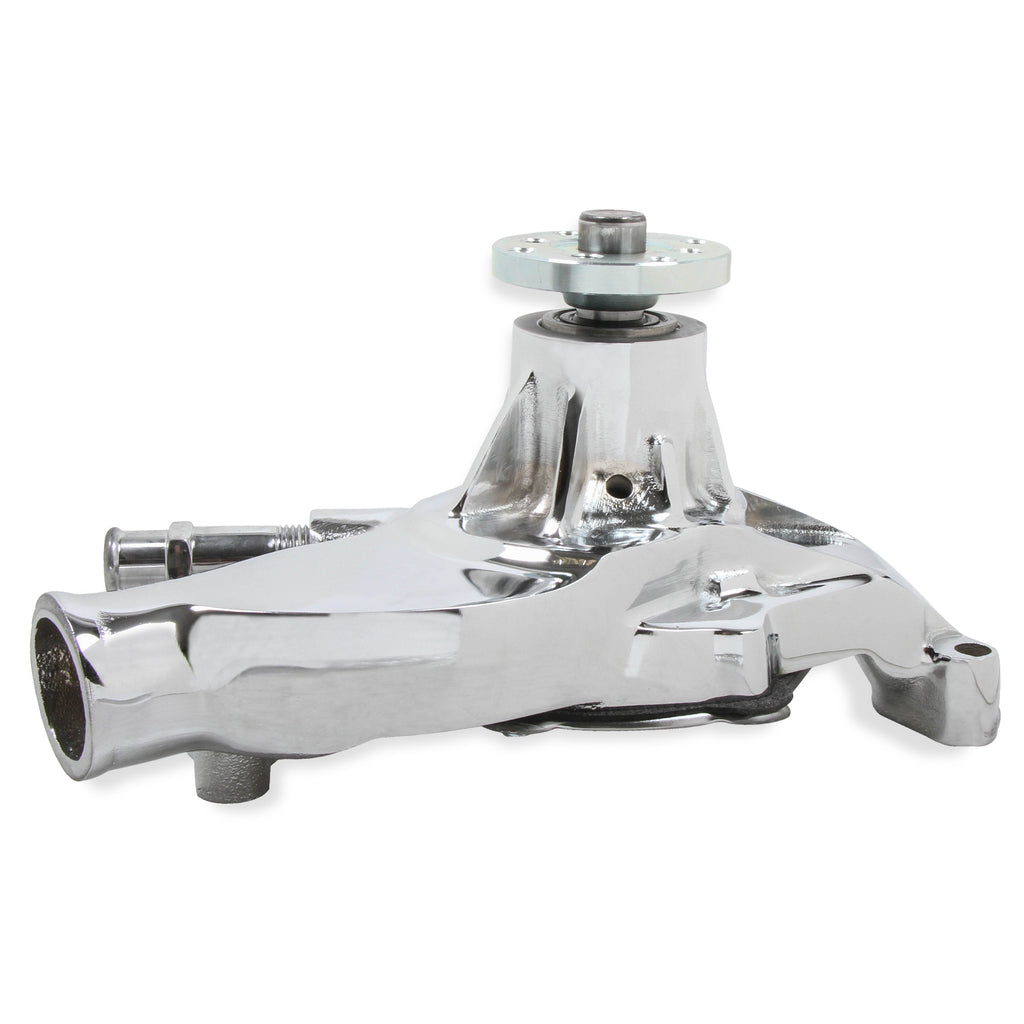 Sbc-Short-Water-Pump-Iron-WChrome-Finish
