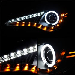 Scion-Frs-12-14-Projector-Headlights-Ccfl-Halo-Drl-Led-Black-Pro-Yd-Sfrs12-Ccfl-Bk