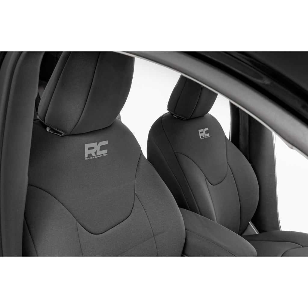 Seat-Covers-Front-Row-And-Rear-Row-Bench-Jeep-Cherokee-Kl-2Wd4Wd-(14-22)-Rough-Country
