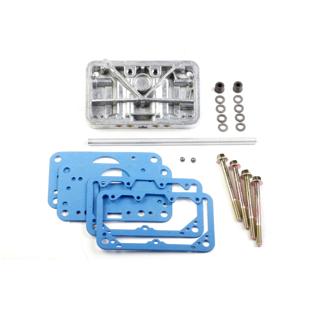 Secondary-Metering-Block-Conversion-Kit---Shiny-Aluminum