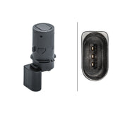 Hella 358141451 Parking Aid Sensor