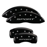 MGP 10252SSPTBK Set of 4: Black finish, Silver Sport (2015)
