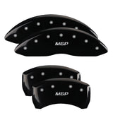 MGP 34218SMGPBK Set of 4: Black finish, Silver