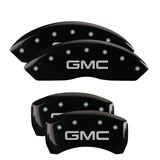 MGP 34209SGMCBK Set of 4: Black finish, Silver GMC