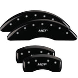 MGP 23195SMGPBK Set of 4: Black finish, Silver