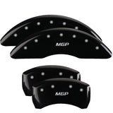 MGP 42012SMGPBK Set of 4: Black finish, Silver