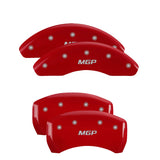 MGP 38022SMGPRD Set of 4: Red finish, Silver