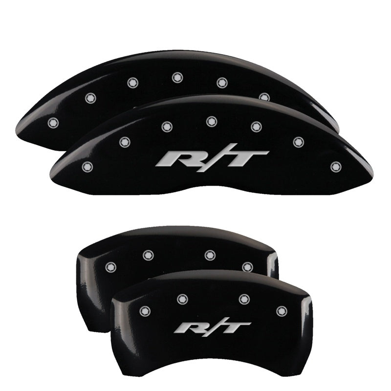 Set-Of-4-Caliper-Covers-Engraved-Front-And-Rear-Rt1truck-Black-Powder-Coat-F