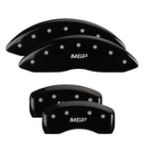 MGP 54013SMGPBK Set of 4: Black finish, Silver