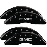 MGP 34219SGMCBK Set of 4: Black finish, Silver GMC
