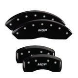 MGP 54014SMGPBK Set of 4: Black finish, Silver