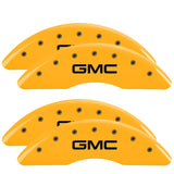 MGP 34219SGMCYL Set of 4: Yellow finish, Black GMC