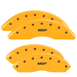 MGP 41114SMGPYL Set of 4: Yellow finish, Black