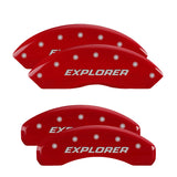 MGP 10252SEXPRD Set of 4: Red finish, Silver Explorer (Pre-2011)