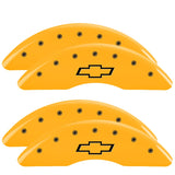 MGP 14258SBOWYL Set of 4: Yellow finish, Black Bowtie