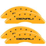 MGP 34219SDNLYL Set of 4: Yellow finish, Black Denali
