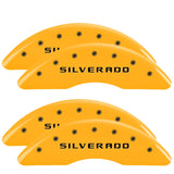 MGP 14258SSILYL Set of 4: Yellow finish, Black Silverado