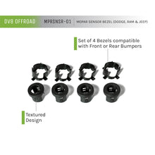 Load image into Gallery viewer, (Set-Of-4)Mprsnsr01replacement-Front-Bezel-And-Rear-Clip-For-Mopar-Sensors-(Sensors-Not-Included)