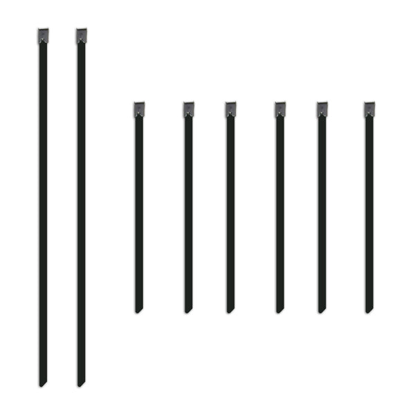 Set-Of-Six-6In--Two-14In-Stainless-Steel-Locking-Ties